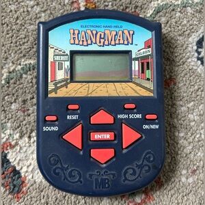 Vintage Hangman Handheld Game